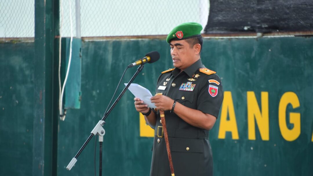 Danrem 141/Toddopuli Pimpin Sertijab 2 Kasi Dan 3 Dandim