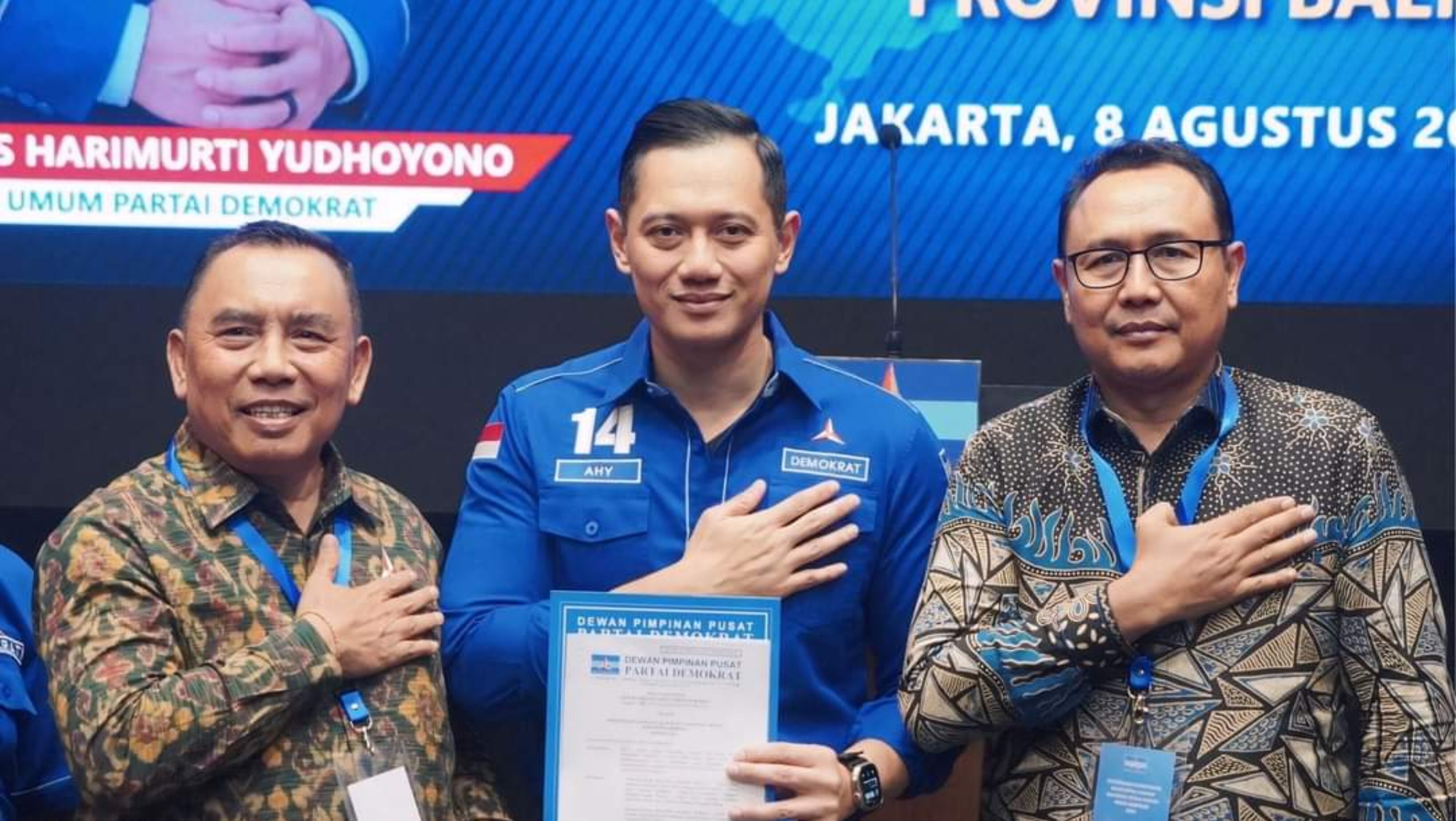 Tamba – Suardana Resmi Dapat Dukungan Golkar dan Demokrat, Kubur Impian Winasa Bang-Ipat Lawan Kotak Kosong