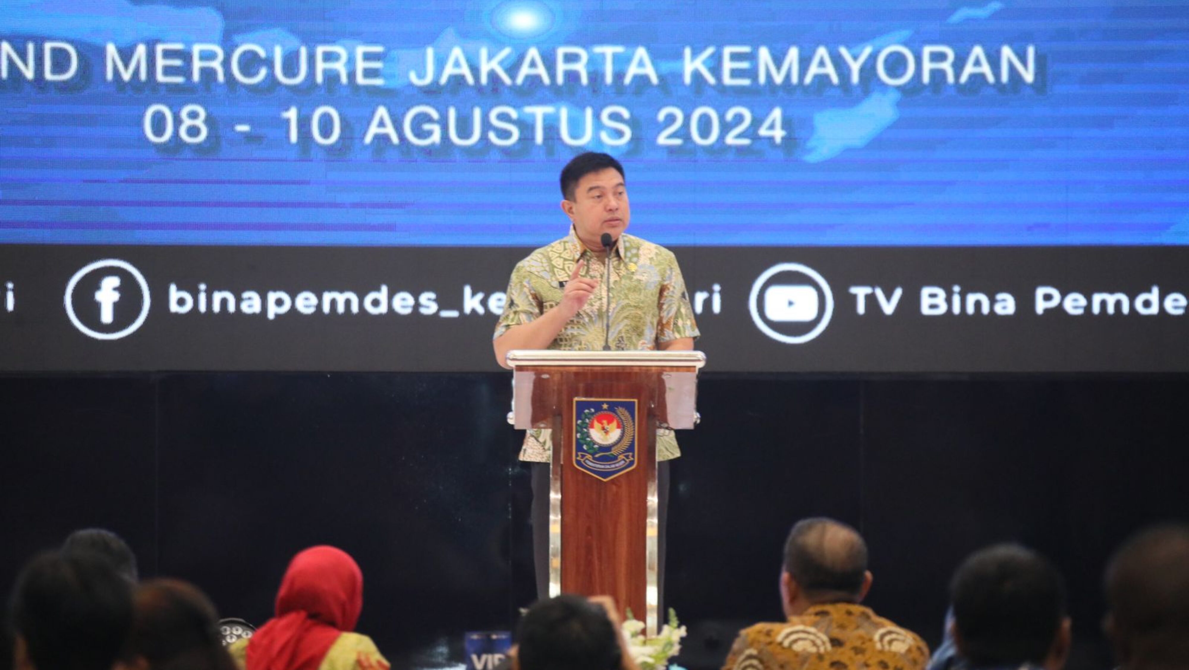 Plt. Sekjen Kemendagri Tegaskan Pentingnya Kepala Desa Miliki Kemampuan Leadership