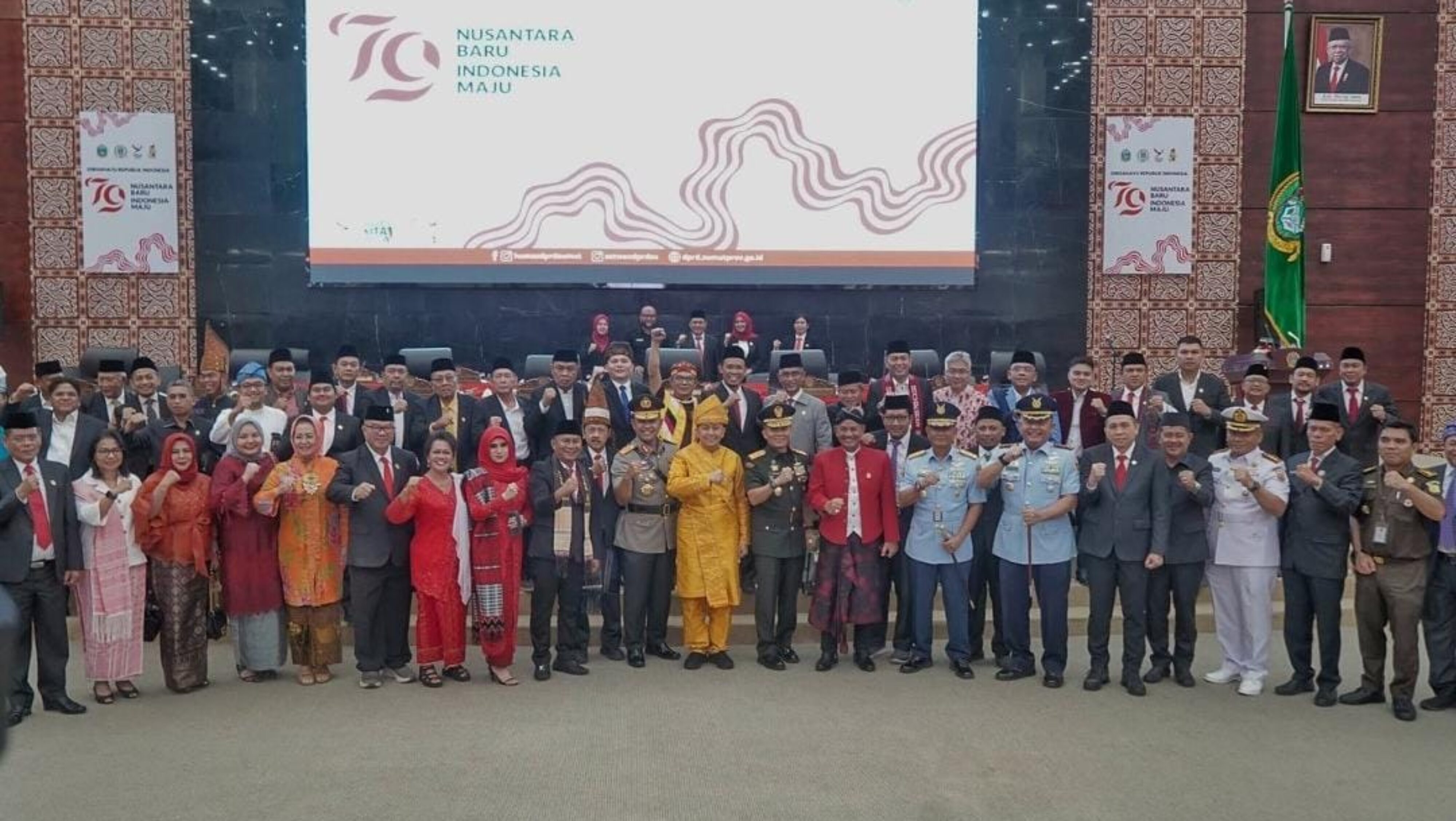 Agus Fatoni Hadiri Sidang Paripurna DPRD Sumut untuk Dengarkan Pidato Kenegaraan Presiden Jokowi