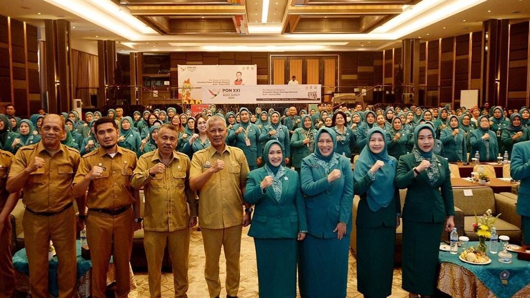 TP-PKK Sumut Tyas Fatoni Membuka Jambore Kader PKK Tingkat Provinsi Tahun 2024