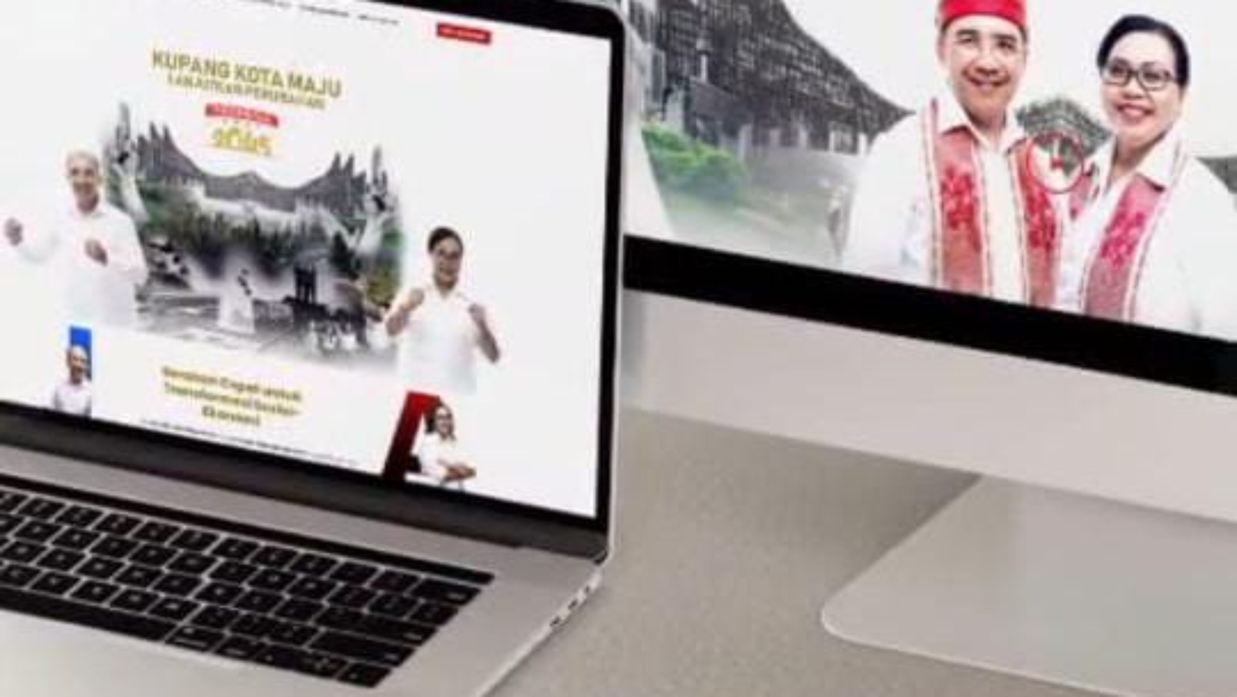 Website Kupang Kota Maju Dilaunching Jeriko-Adinda Simak Selengkapnya