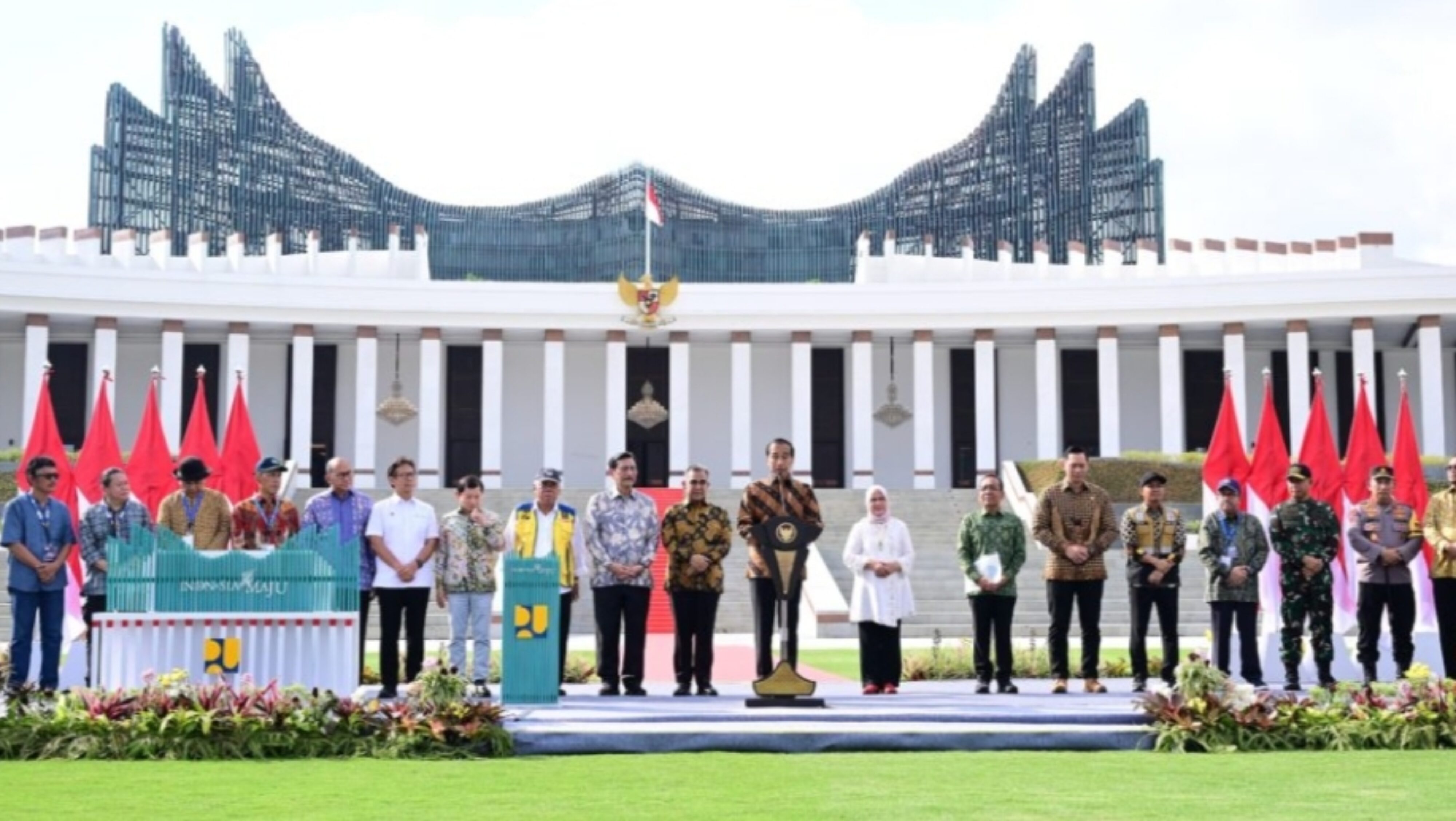 Presiden Jokowi Resmikan Istana Negara di Ibu Kota Nusantara
