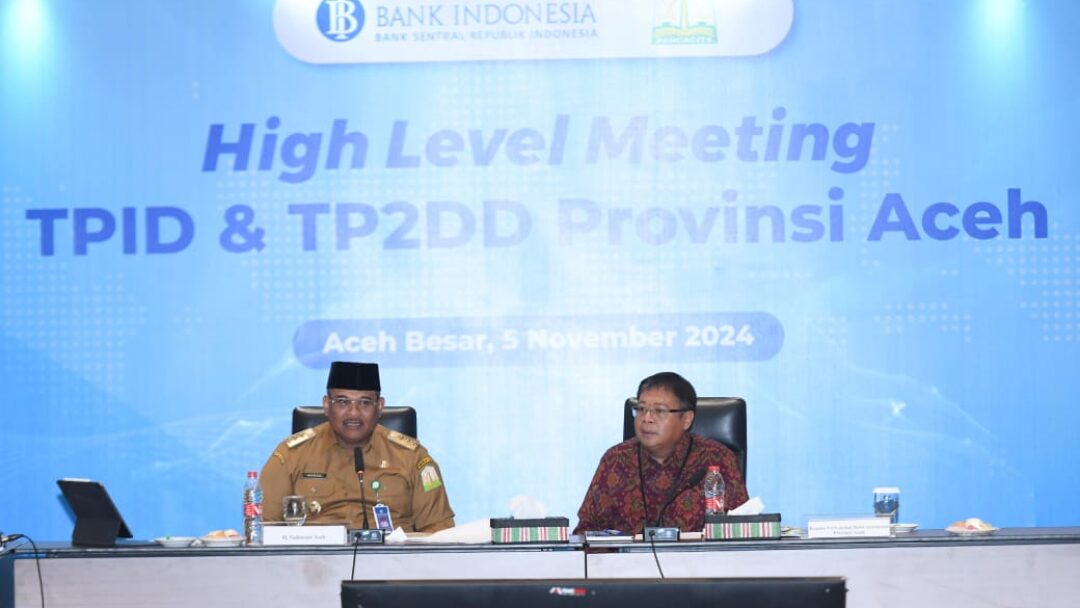 Pj Gubernur Safrizal Paparkan Strategi Pengendalian Inflasi Dalam Pertemuan TPID Dan TP2DD Aceh