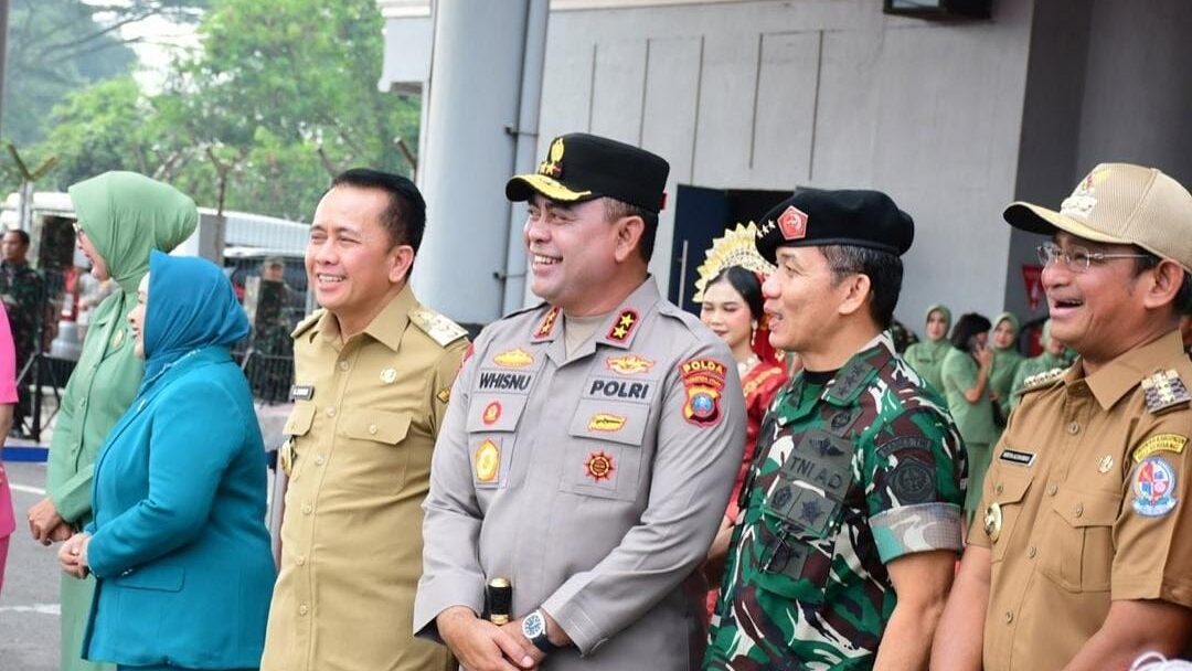 Gubernur Sumatera Utara Agus Fatoni Bersama Forkopimda Menyambut Kedatangan Pangdam I/Bukit Barisan Yang Baru