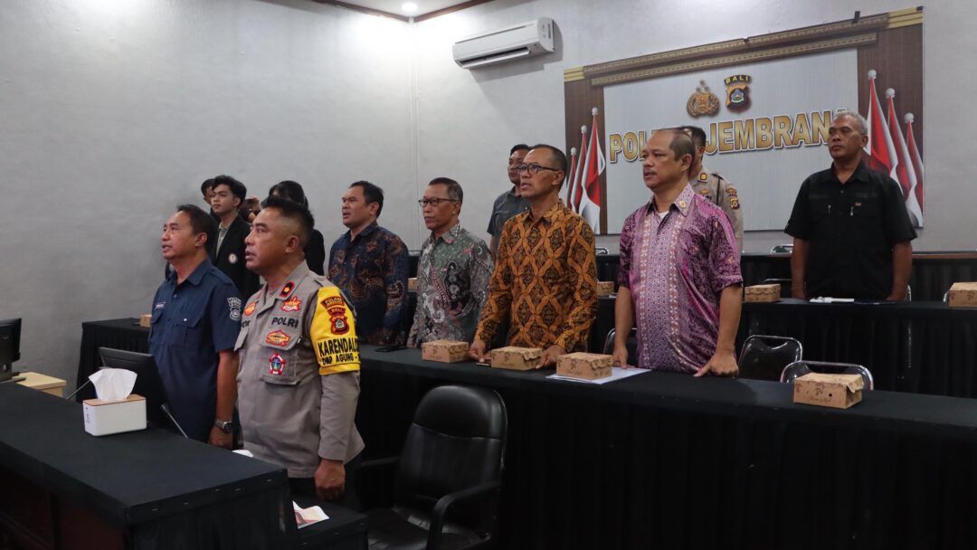 Polres Jembrana Gelar Dialog Penguatan Internal, Jaga Stabilitas Pasca Pemilukada