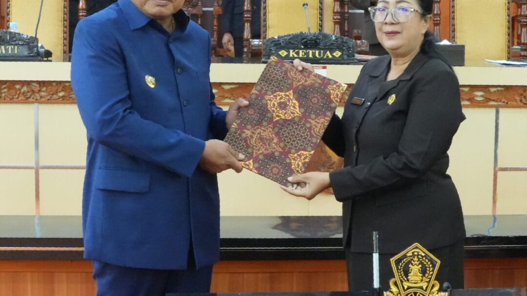 Tiga Ranperda Resmi Disahkan, DPRD Jembrana Gelar Sidang Paripurna I Masa Sidang II 2024/2025
