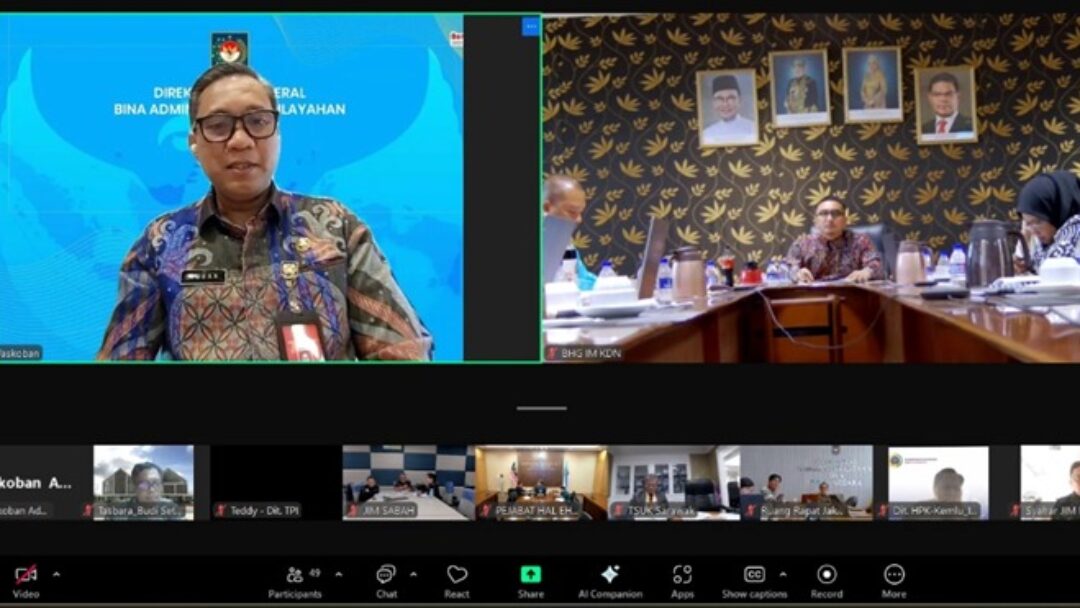 Ditjen Bina Adwil Bidik Peluang Ekonomi Baru, Kerjasama RI-Malaysia Tindak Lanjut BCA