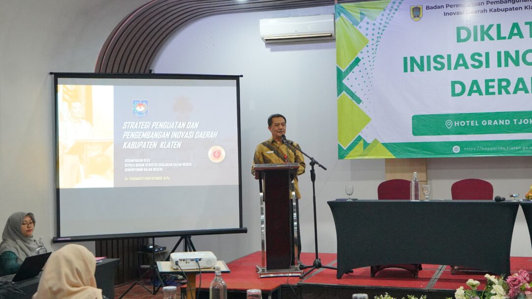 Apresiasi Inovasi Kabupaten Klaten, Kepala BSKDN: Capaian Harus Terus Meningkat