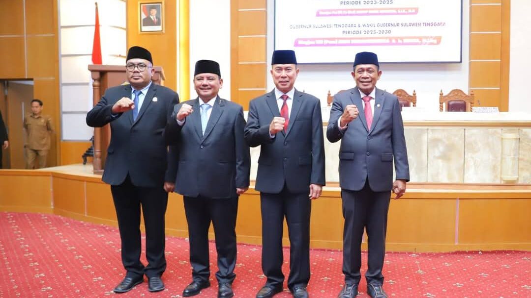 SERTIJAB GUBERNUR DAN WAKIL GUBERNUR SULAWESI TENGGARA PERIODE 2025-2030