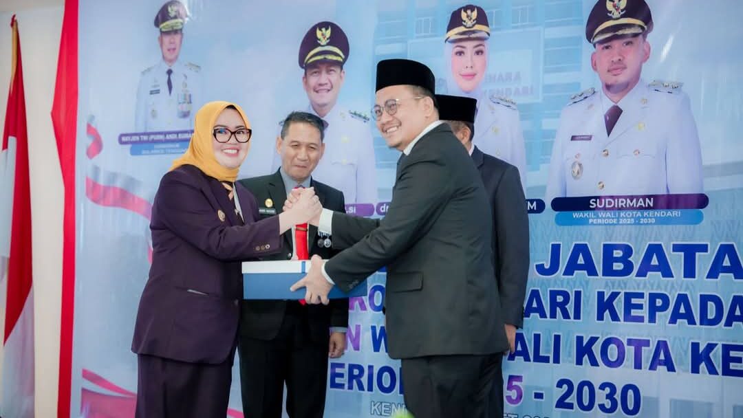 Siska Karina Imran dan Sudirman Resmi Pimpin Kota Kendari, Wagub Sultra Tekankan Sinergi untuk Pembangunan