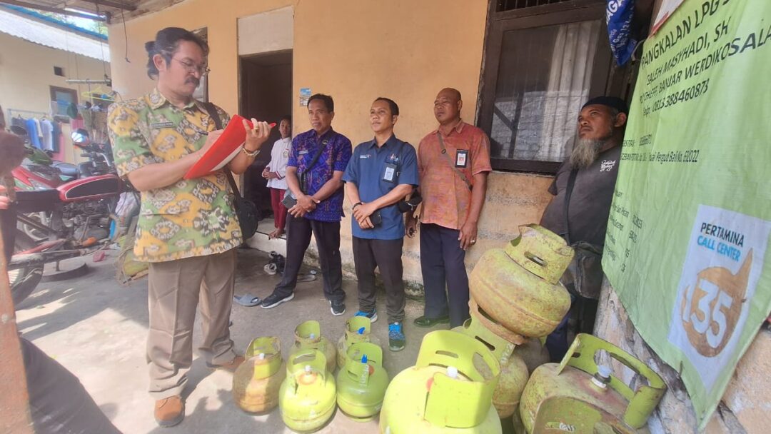 Sidak LPG 3 Kg, Tim Pengawas Terpadu Disperindag Temui Pelanggaran