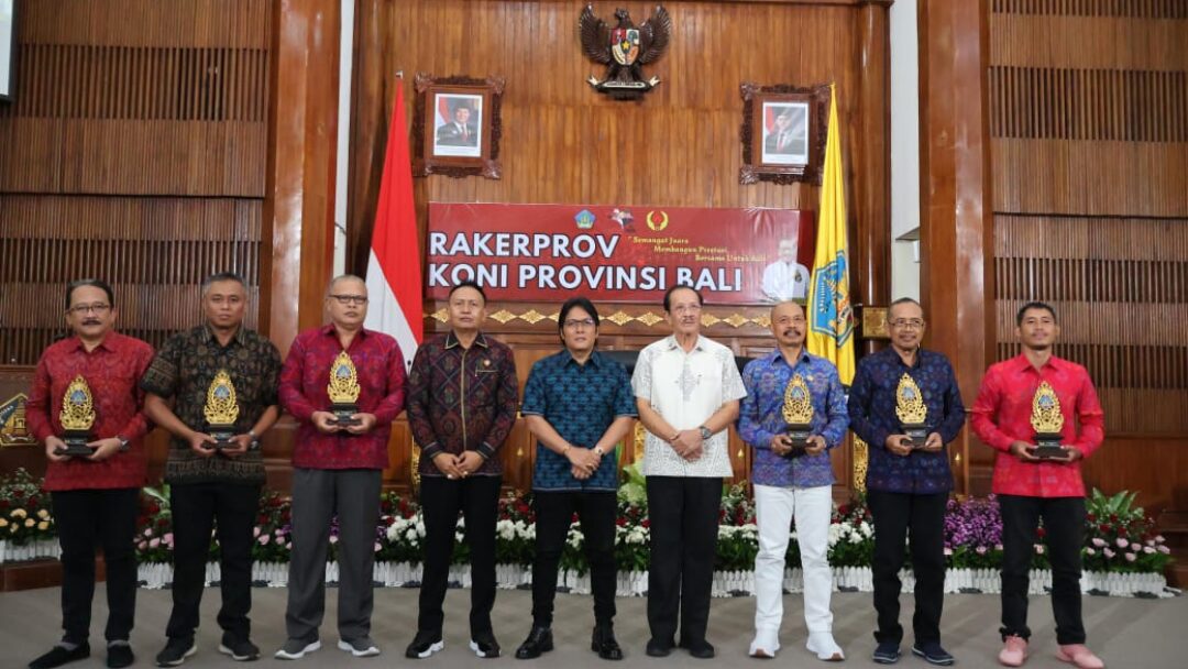 Buka Rakerprov KONI Bali, Wagub Giri Prasta Dorong Pembangunan Sport Center untuk Cetak Atlet Berprestasi