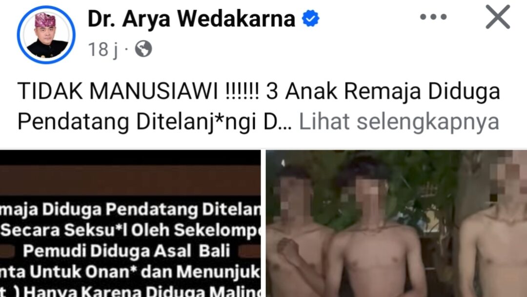 Tiga Remaja Diduga Korban Pelecehan Seksual dan Penganiayaan di Bali, Video Viral Tuai Kecaman