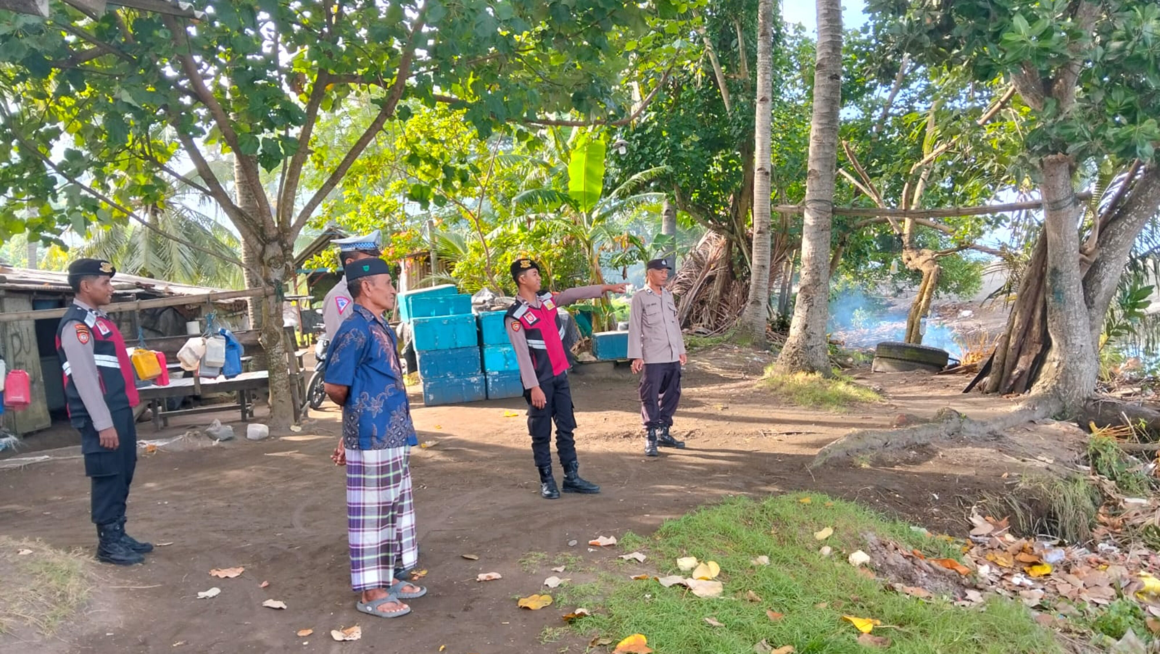 Demi Wujudkan Kamtibmas Kondusif, Polsek Melaya Gencarkan Patroli Di Wilayah Pesisir