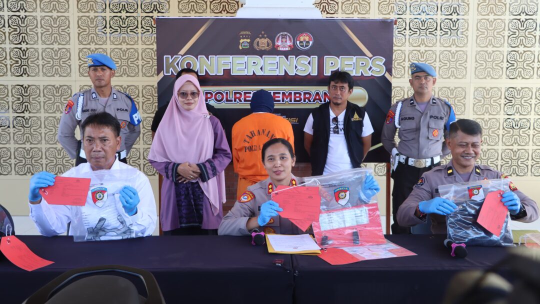 Pelaku Penjambretan Kalung Emas Berhasil Di Ringkus Polres Jembrana