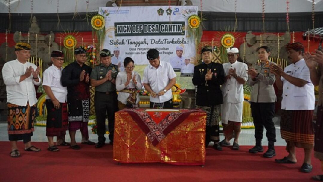 Pentingnya Data Yang Bersifat Akurat, Bupati Kembang Hartawan Kick Off Desa Penyaringan Sebagai “Desa Cantik”