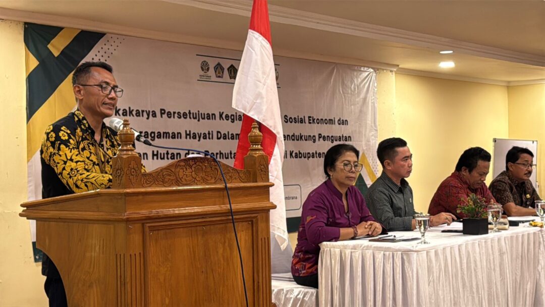 Wujudkan Perlindungan Hutan, Pemkab Jembrana Didukung KPH Bali Barat, SASHI Dan Rainfores Trust, Gelar Lokakarya Sosial Ekonomi dan Keanekaragaman Hayati