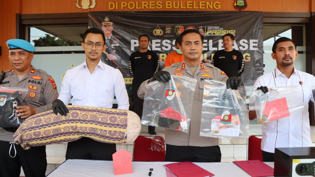 Polisi Buleleng Ungkap 3 Kasus Narkoba, Sita Sabu 310 Gram