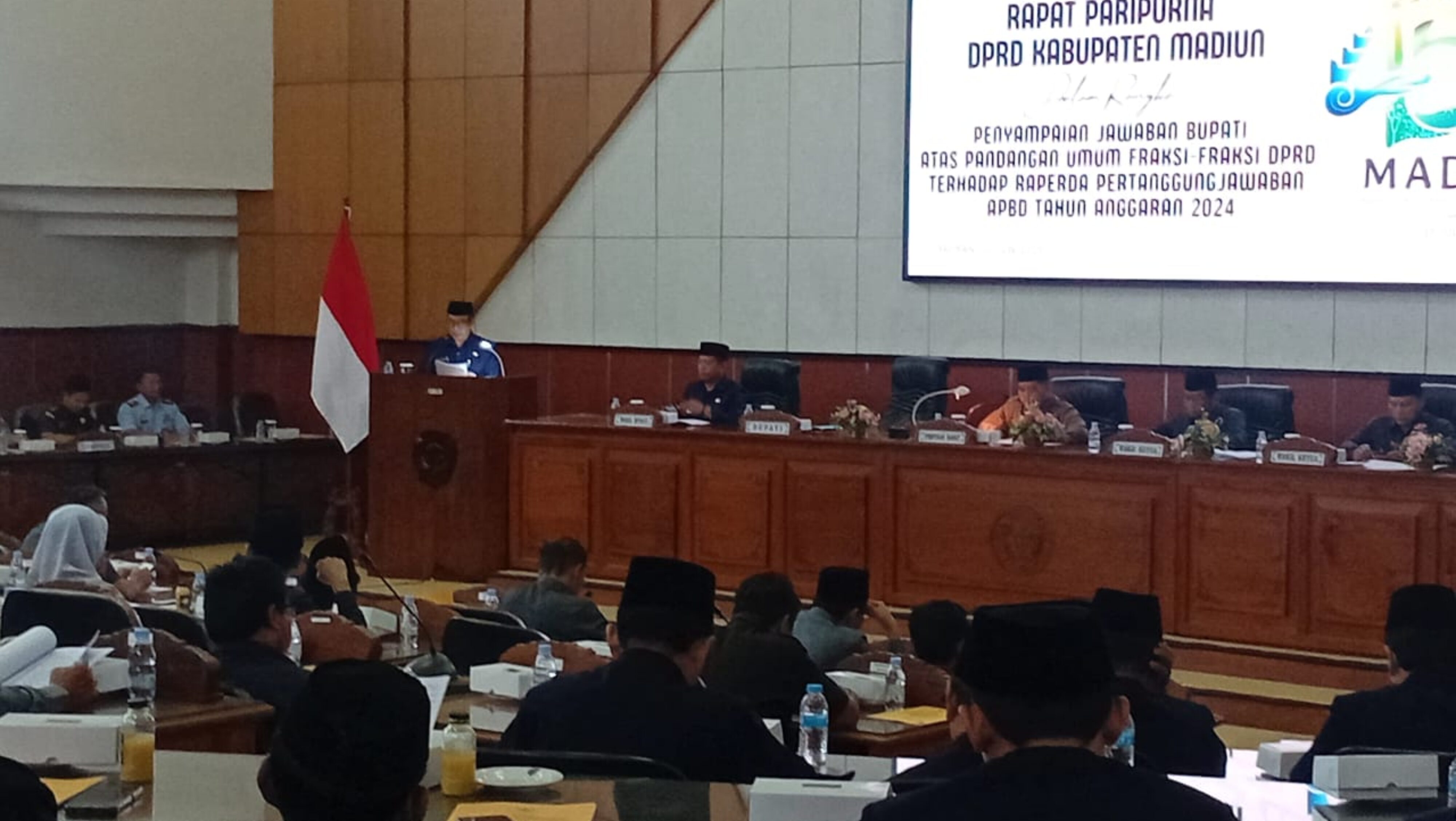 Rapat Paripurna DPRD, Bahas Pertanggungjawaban Pelaksanaan APBD 2024