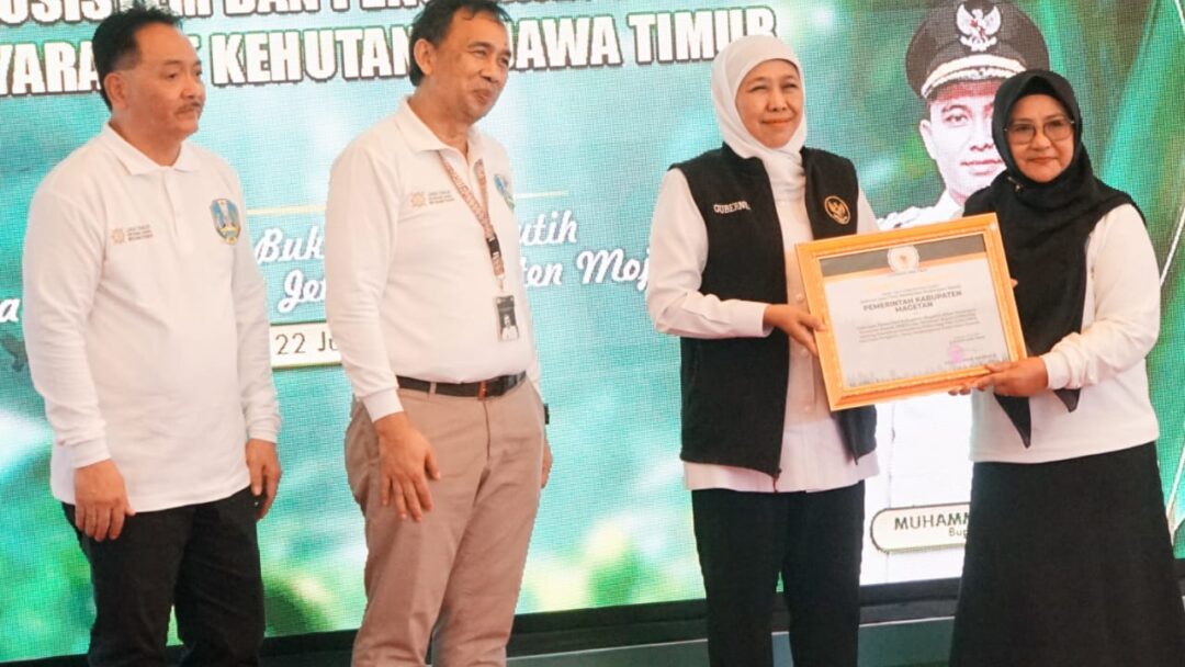 Konsisten Lestarikan Alam, Pemkab Magetan Terima Apresiasi Dari Gubernur Jatim