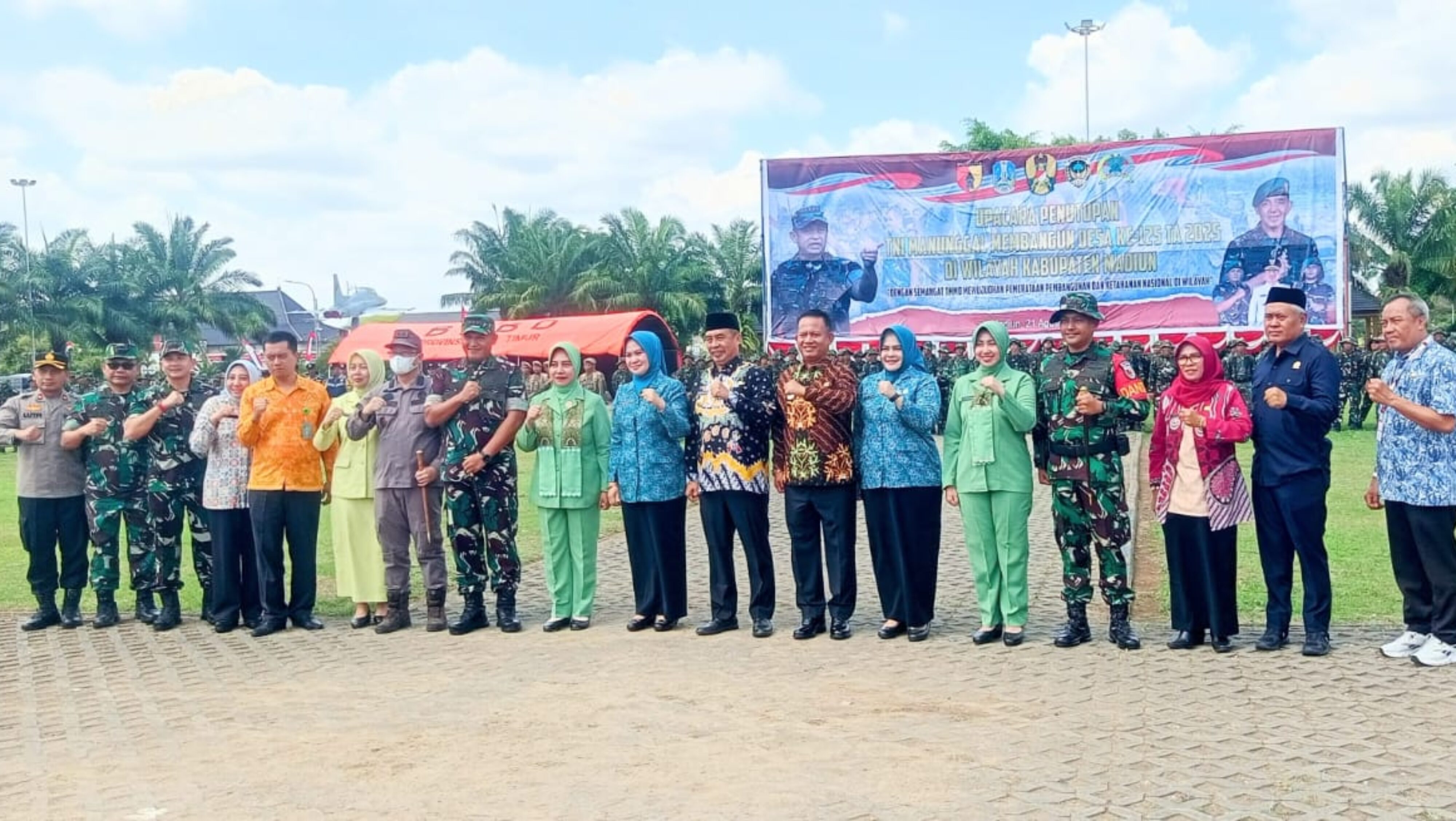 Penutupan TMMD Ke-125 Di Kabupaten Madiun: Wujud Semangat Pemerataan Pembangunan Dan Ketahanan Nasional