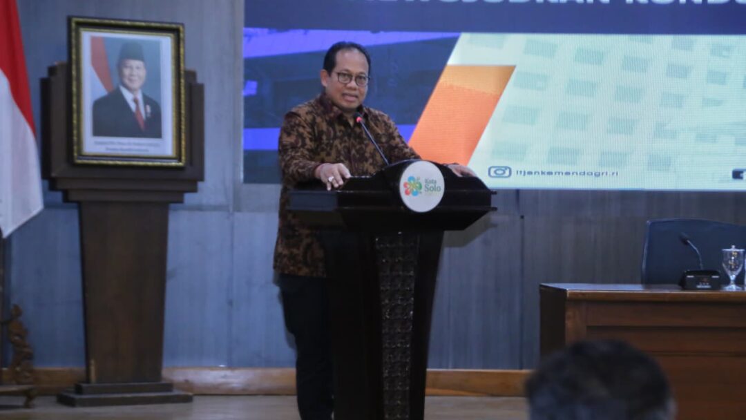 Pasca-Aksi Unjuk Rasa, Irjen Kemendagri Pastikan Wilayah Solo Raya Kembali Kondusif