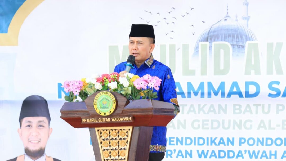 Pj Gubernur Papua Agus Fatoni Letakkan Batu Pertama Pembangunan Gedung Al-Burj Tsalits