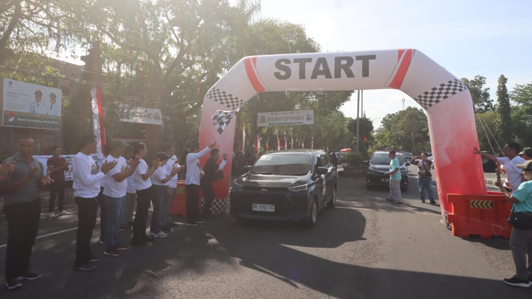 Ratusan Peserta Rayakan Semangat Kebersamaan Dalam Lomba Fun Rally Di Jembrana