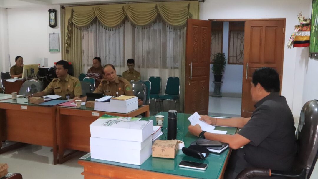 Beberapa Infrastuktur Jalan Jadi Sorotan Utama Dalam Raker Komisi III DPRD Jembrana