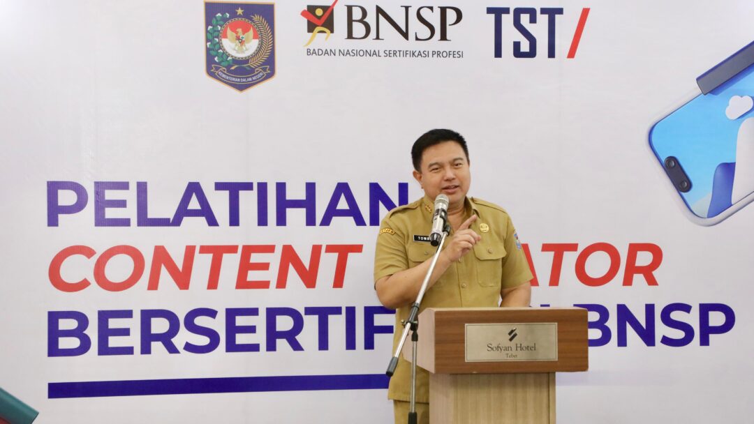 Sekjen Kemendagri Dorong ASN Tingkatkan Kompetensi Lewat Pelatihan Kreator Konten