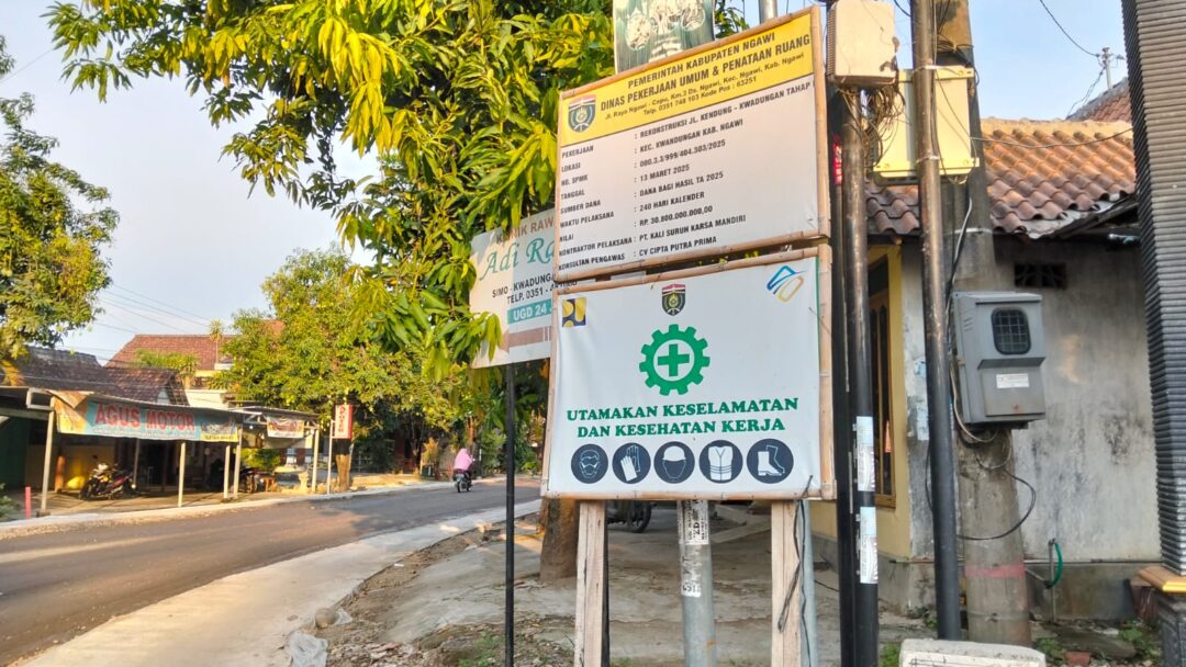 Dinas PUPR Ngawi Bangun Konektivitas Lewat Rekonstruksi Jalan Kendung–Kwadungan