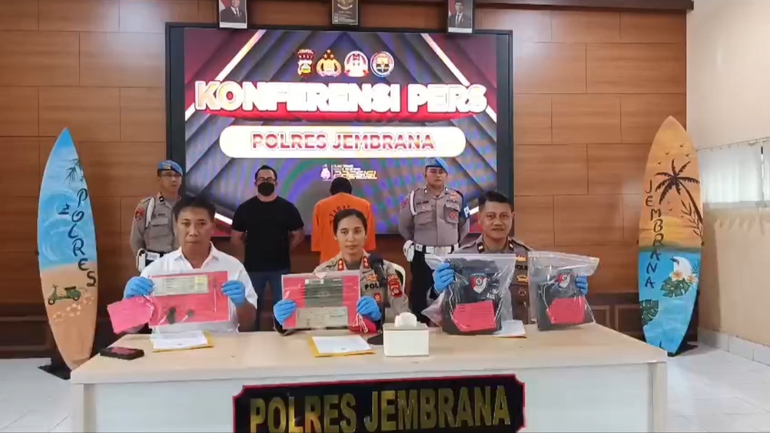 Motor Beat ‘Nyantol’ Kunci di Jembrana Raib, Residivis Pencurian Diringkus