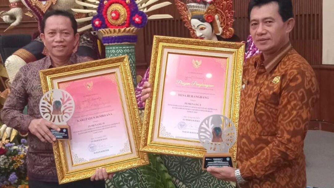 Torehkan Prestasi Gemilang, Kabupaten Jembrana Raih Penghargaan Paritrana Award 2025