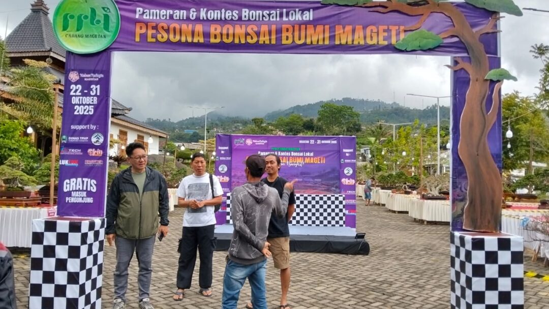 “Pesona Bonsai Bumi Mageti 2025” Ratusan Pembonsai Pamerkan Karyanya