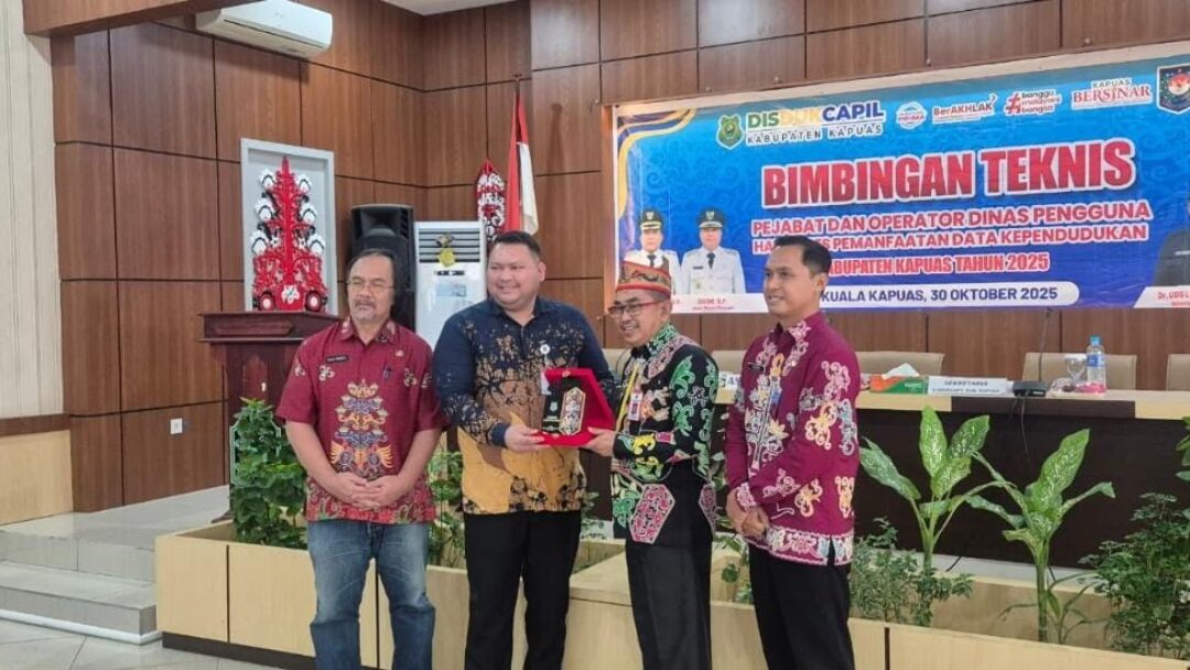 Pemkab Kapuas Dorong Pemanfaatan Data Kependudukan untuk Percepatan Pembangunan Daerah 