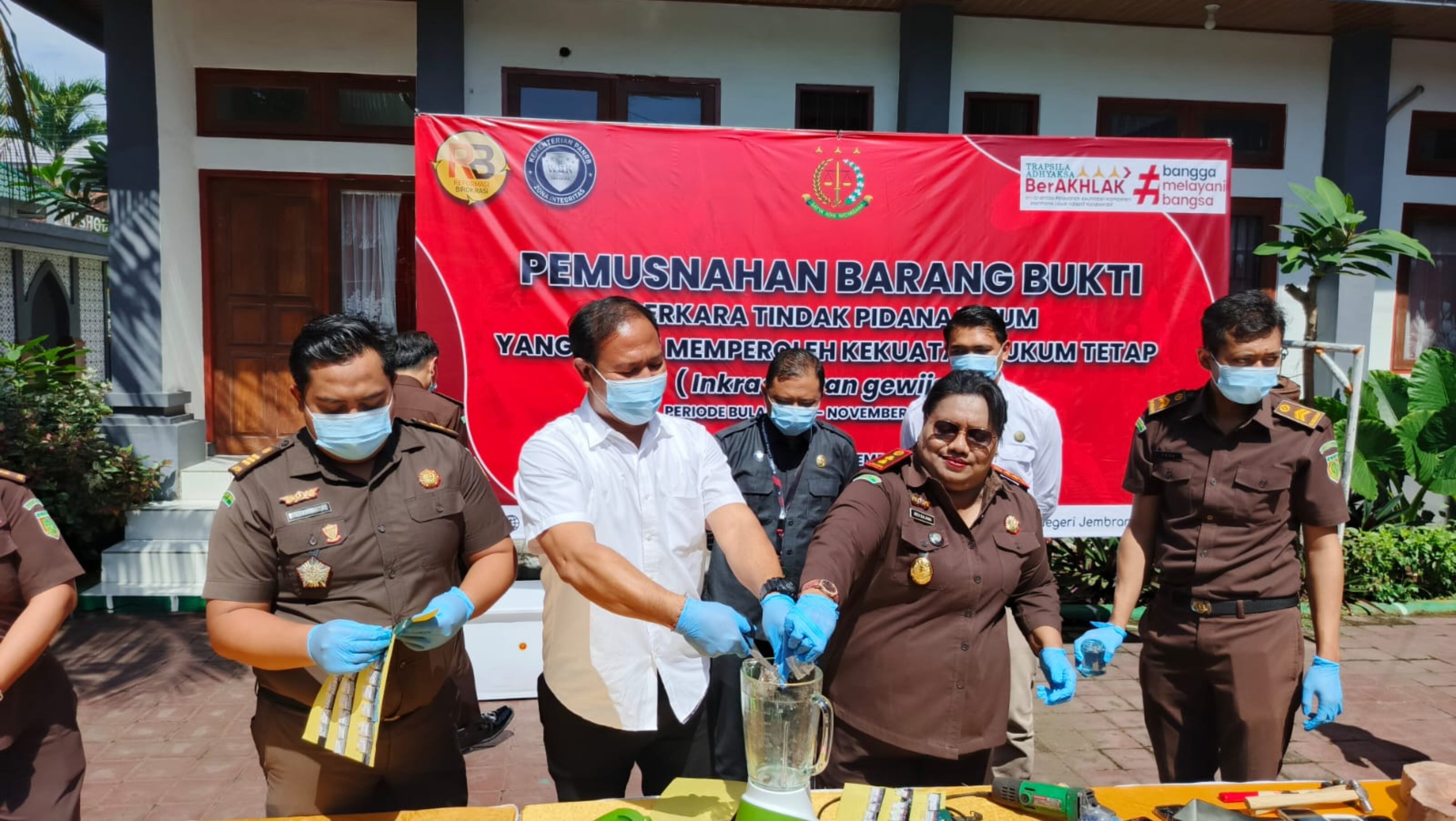 Narkoba ‘Menggila’ di Jembrana, 50% Barang Bukti Kejari Kasus Narkotika!