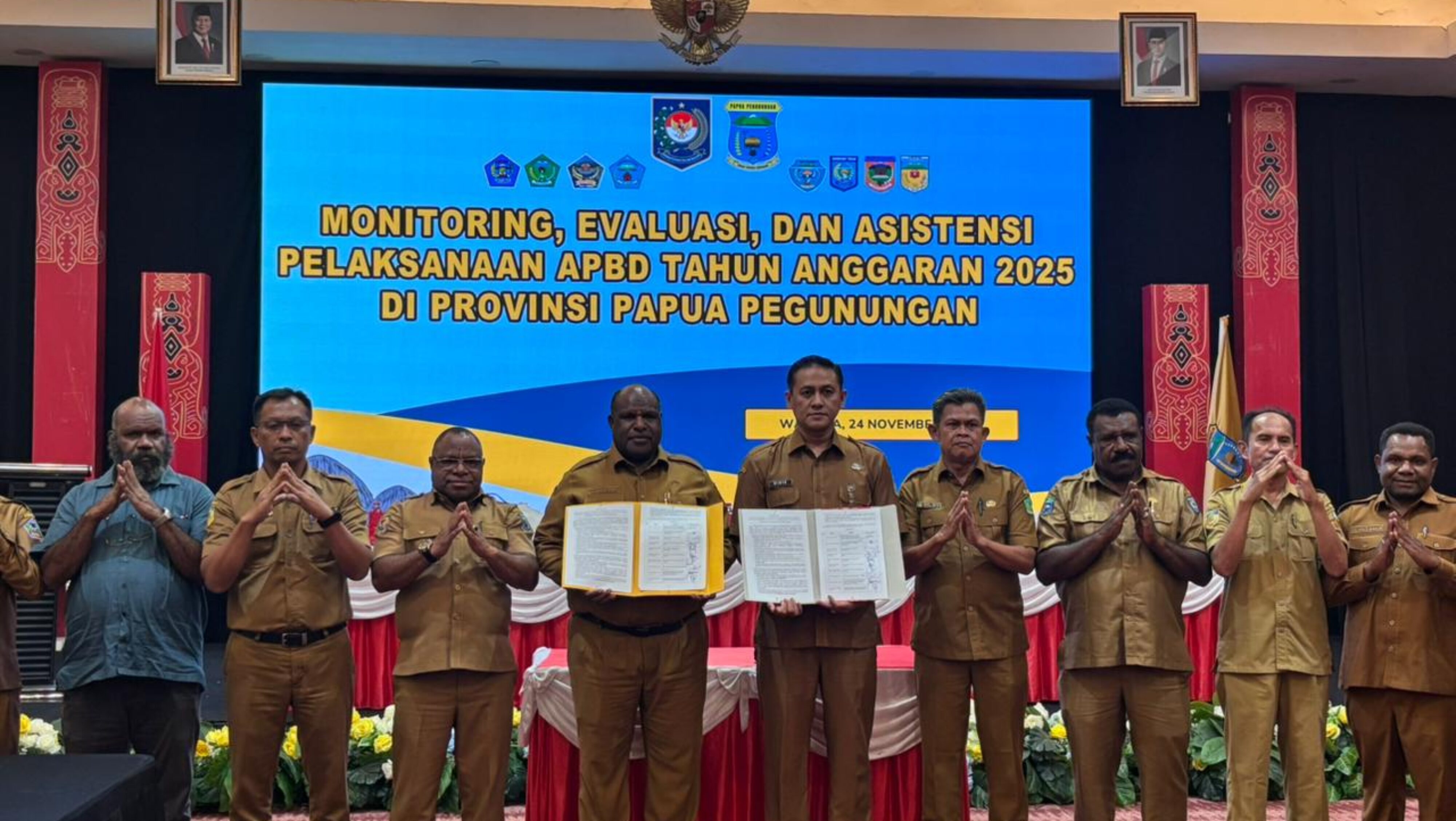 Ditjen Bina Keuangan Daerah Turun Langung ke Papua Pegunungan Lakukan Monev Percepatan Realisasi APBD TA 2025