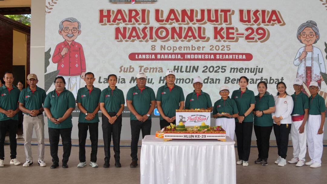Wujud Apresiasi Untuk Lansia, Peringatan HLUN Di Jembrana Dipadukan Dengan HUT Korpri