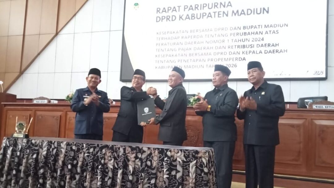 DPRD Madiun Sahkan Revisi Perda Pajak, Sistem Layanan Publik Siap Lebih Efisien