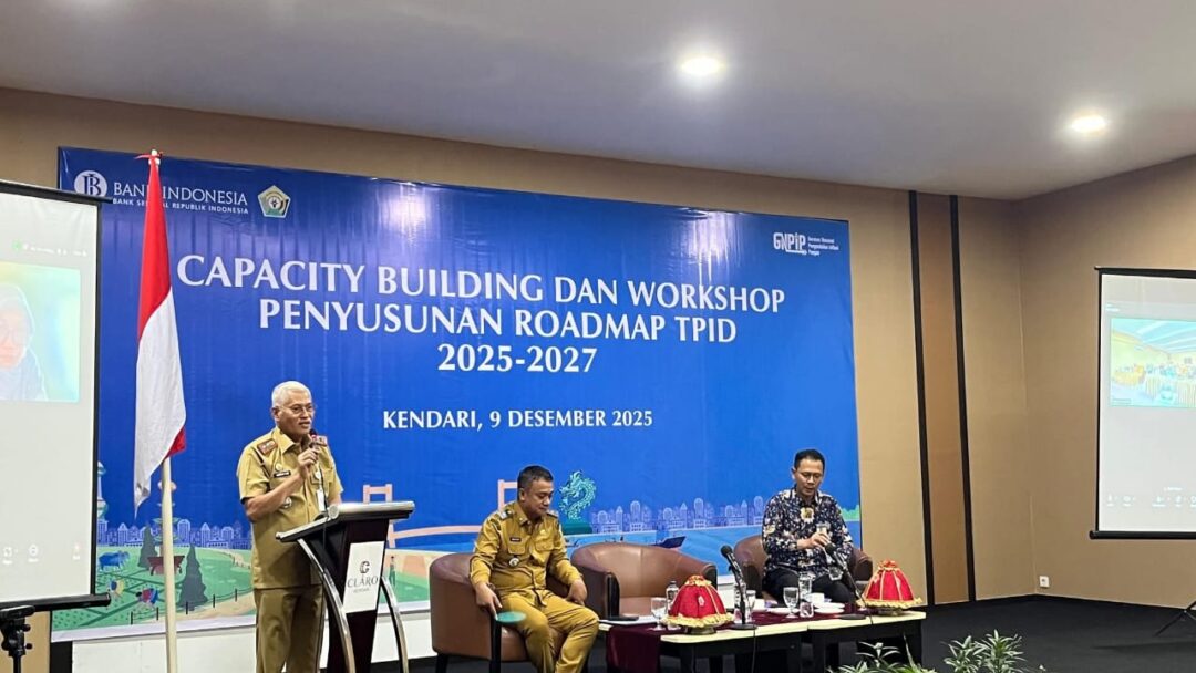 Sekda Sultra Buka Capacity Building dan Workshop Penyusunan Roadmap Pengendalian Inflasi 2025–2027