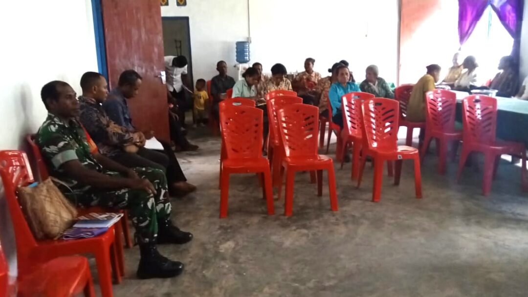 Babinsa Biak Utara Hadiri Ibadah Pelayanan Majelis Jemaat GKI Pniel Korem