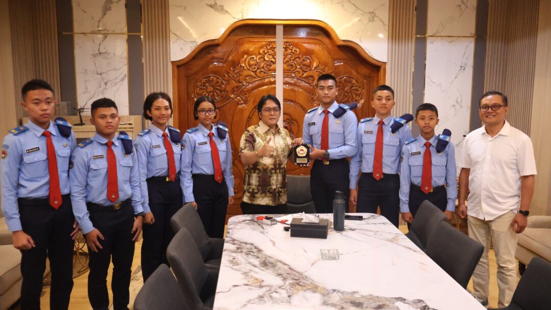 Wakil Gubernur Bali Terima Audiensi Siswa SMA Taruna Nusantara