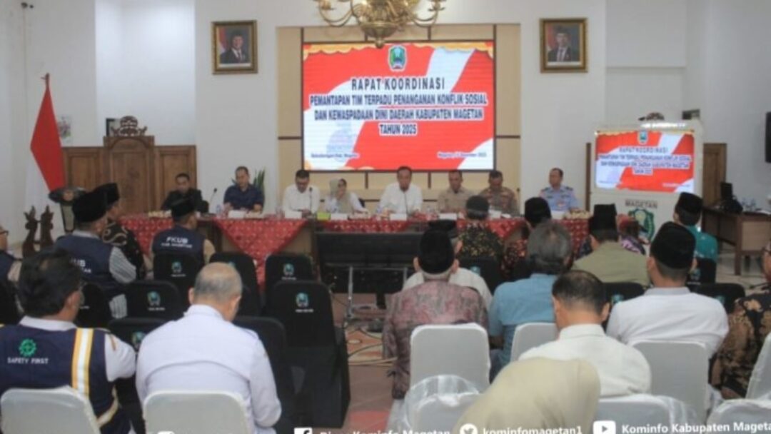 Magetan Perkuat Kewaspadaan Jelang Nataru, Forkopimda Sepakat Jaga Kondusivitas Daerah