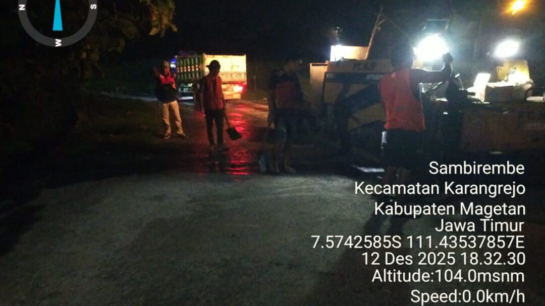 Jalan Mulus Antar Desa, Mantren–Banjarejo Jadi Motor Baru Aktivitas Warga