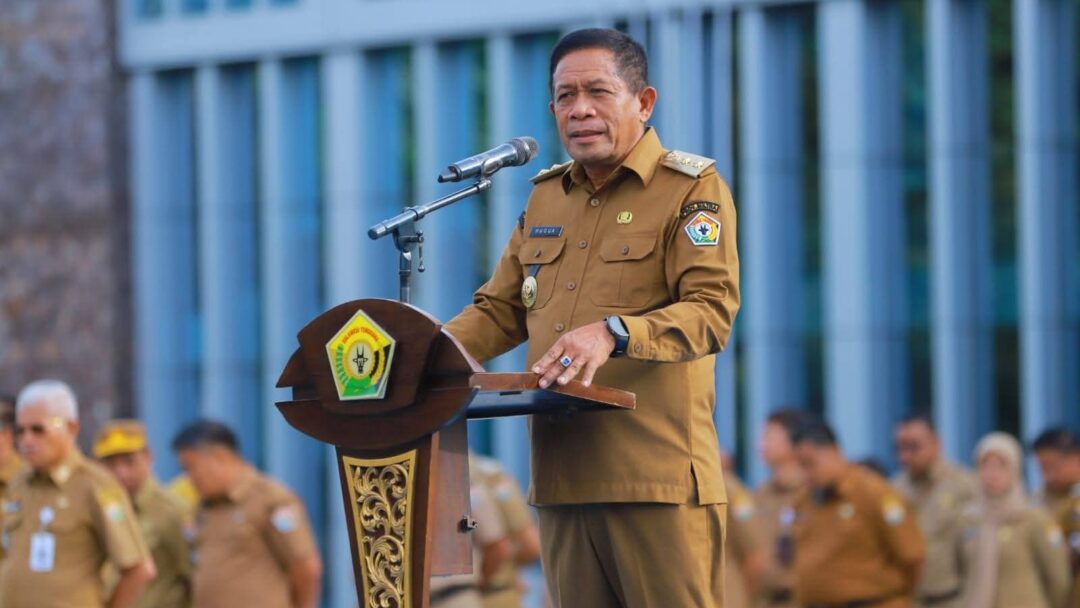 Wagub Sultra Pimpin Apel Gabungan ASN Awal Tahun 2026, Tekankan Pengabdian 