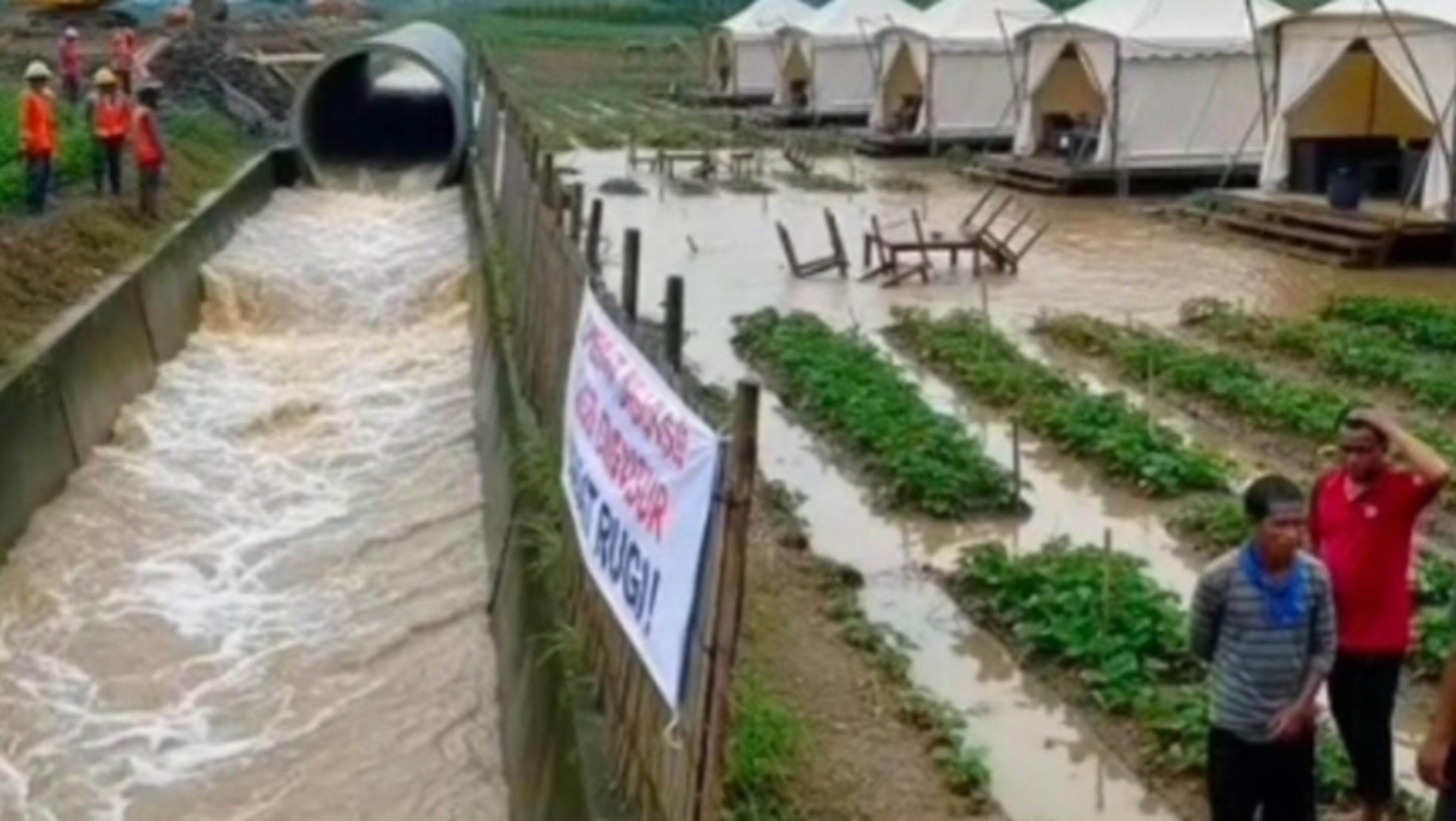 Proyek Gorong-Gorong Bali Handara Join Rusia Diduga Picu Banjir Pancasari 