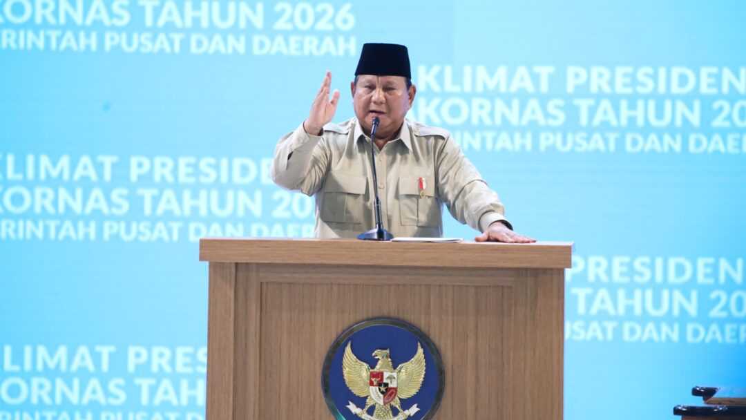 Pertemukan Seluruh Unsur Pemerintahan, Presiden Prabowo Apresiasi Rakornas Pusat–Daerah 2026