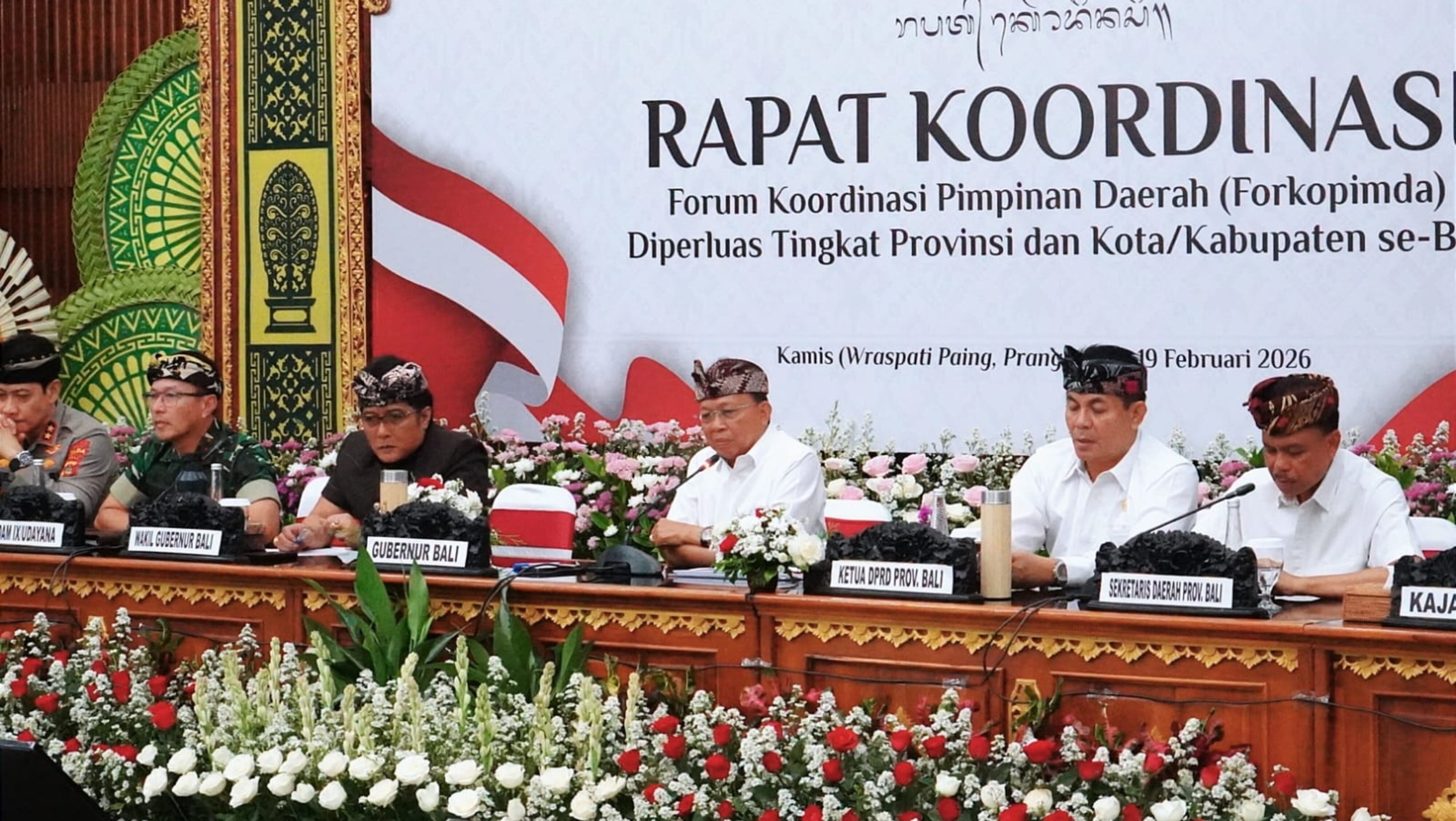 Jalankan Arahan Presiden RI, Gubernur Koster Pimpin Rakor Forkopimda se-Bali, Perkuat Penanganan Sampah dan Tata Kelola Pariwisata