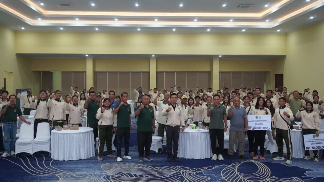 Apresiasi Prestasi Porprov Bali XVI 2025: Pemkab Jembrana Serahkan Bonus Kepada Atlet Dan Pelatih Juara